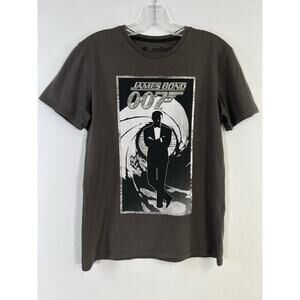 James Bond 007 Graphic T Shirt Large Cartoon Rare Y2K Movie Tee Vintage Vtg